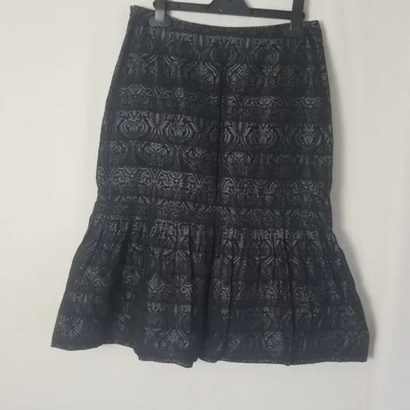 Harold's floral midi fit flare skirt size 2 (239) - Picture 5 of 6